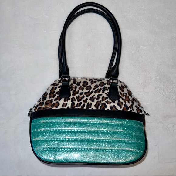 Lux de Ville Leopard Print and Mermaid Tote - Picture 3 of 12